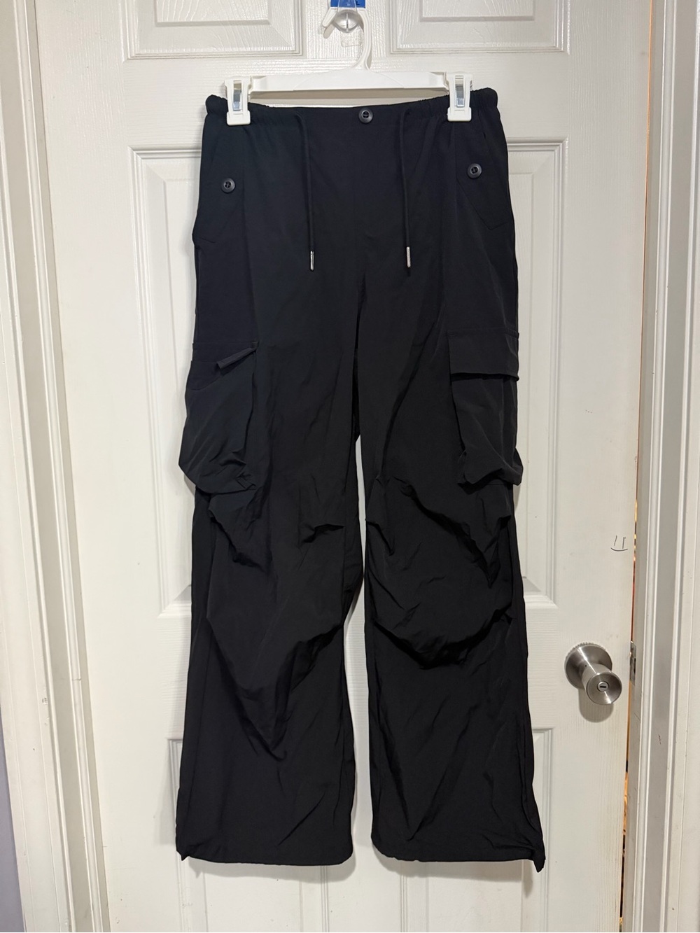 Y2K baggy parachute pants